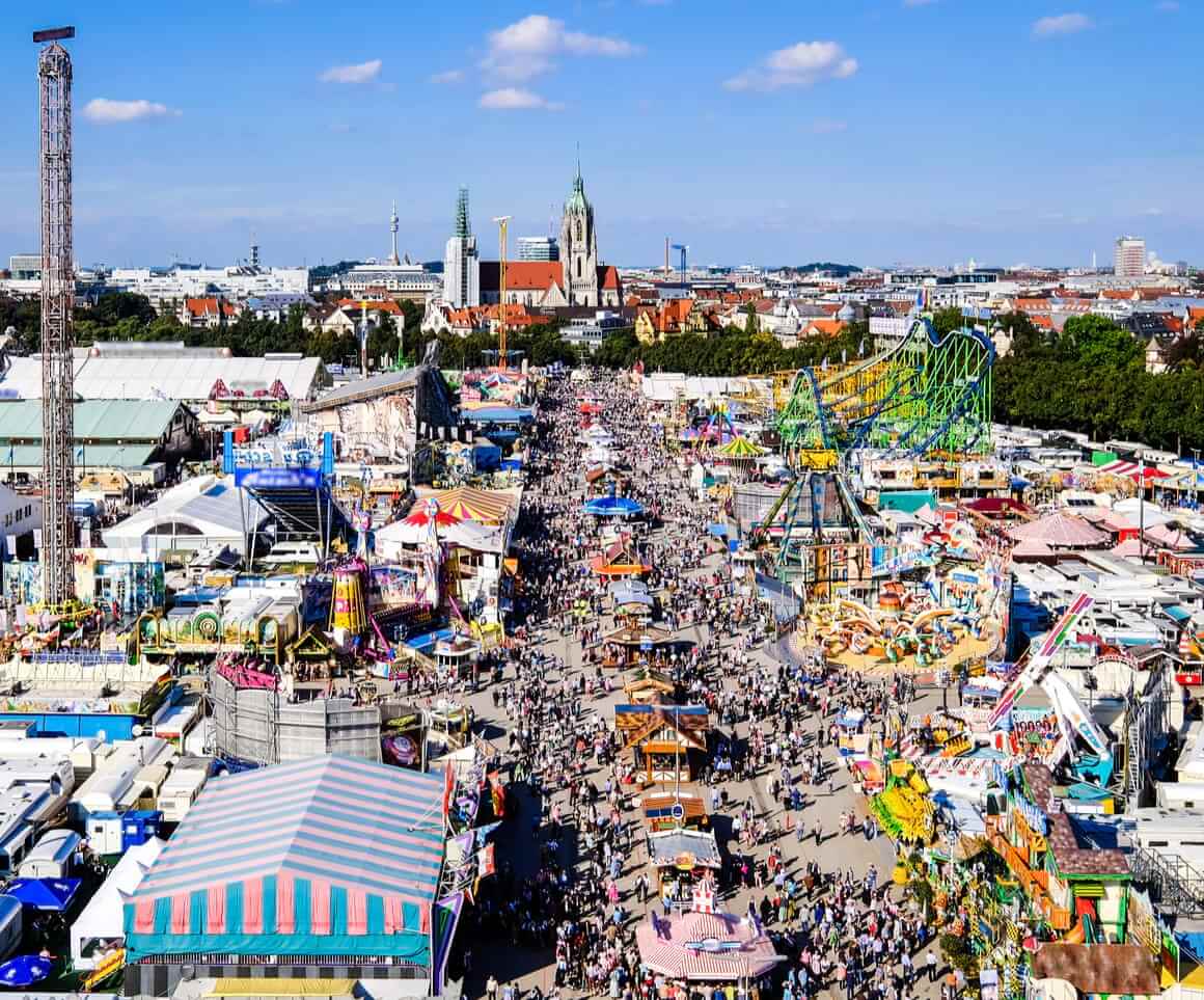 Munich oktoberfest in germany