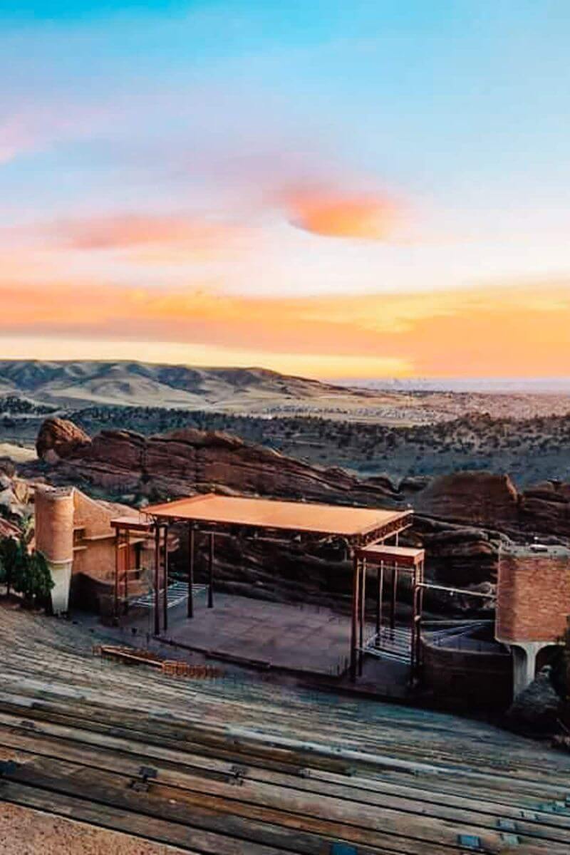 Red Rocks Sunrise Colorado