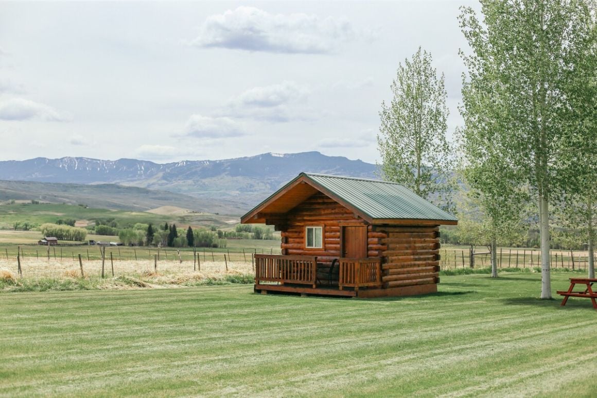The Starz Camping Cabin in the Cimarron Valley Colorado