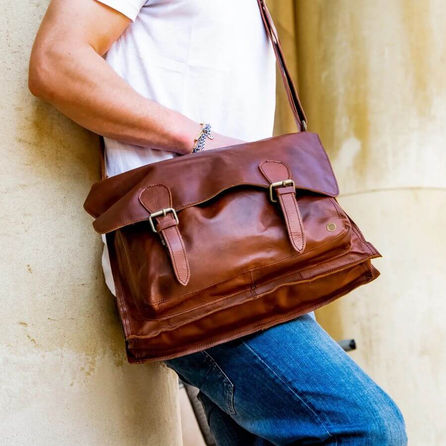 mahi leather messenger satchel review