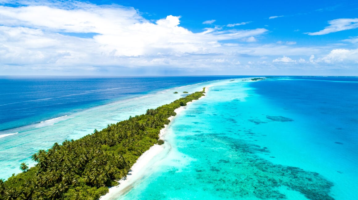 white-sand beaches maldives