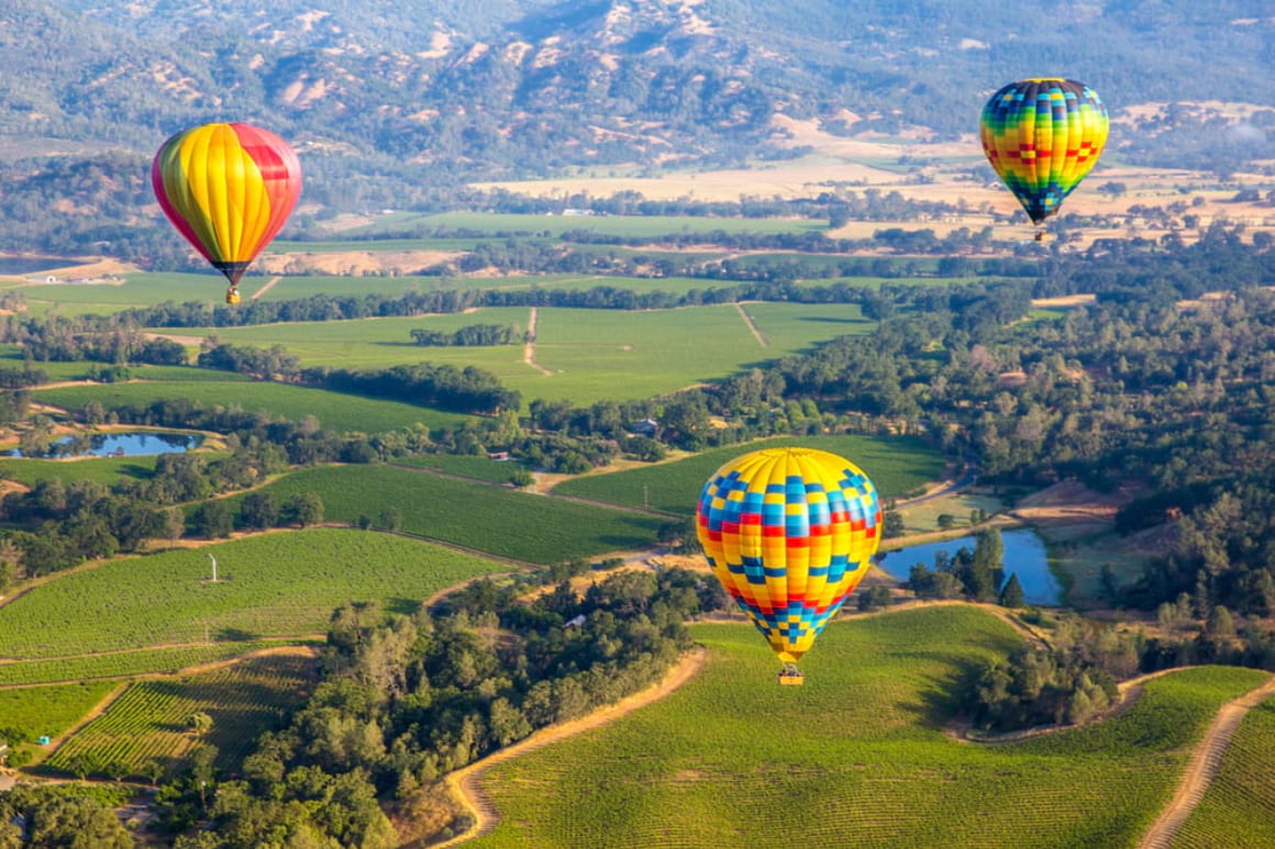 Soar Over the Napa Valley in a Hot Air Balloon