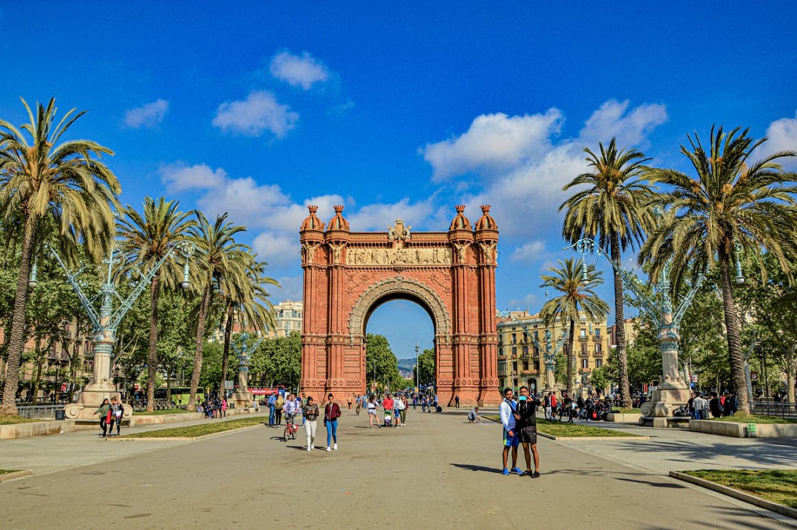 the arc de triomf spain