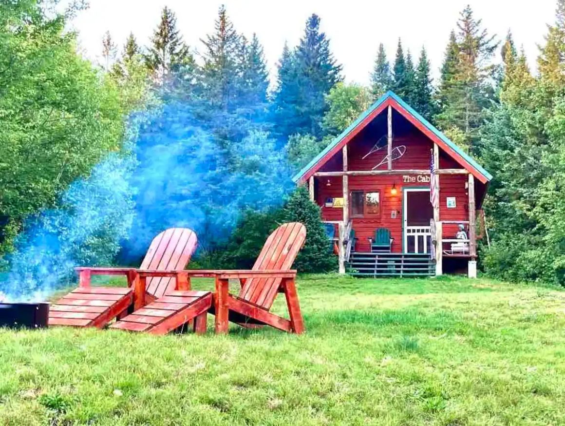 Peaceful Cabin in the Woods, New Hampshire