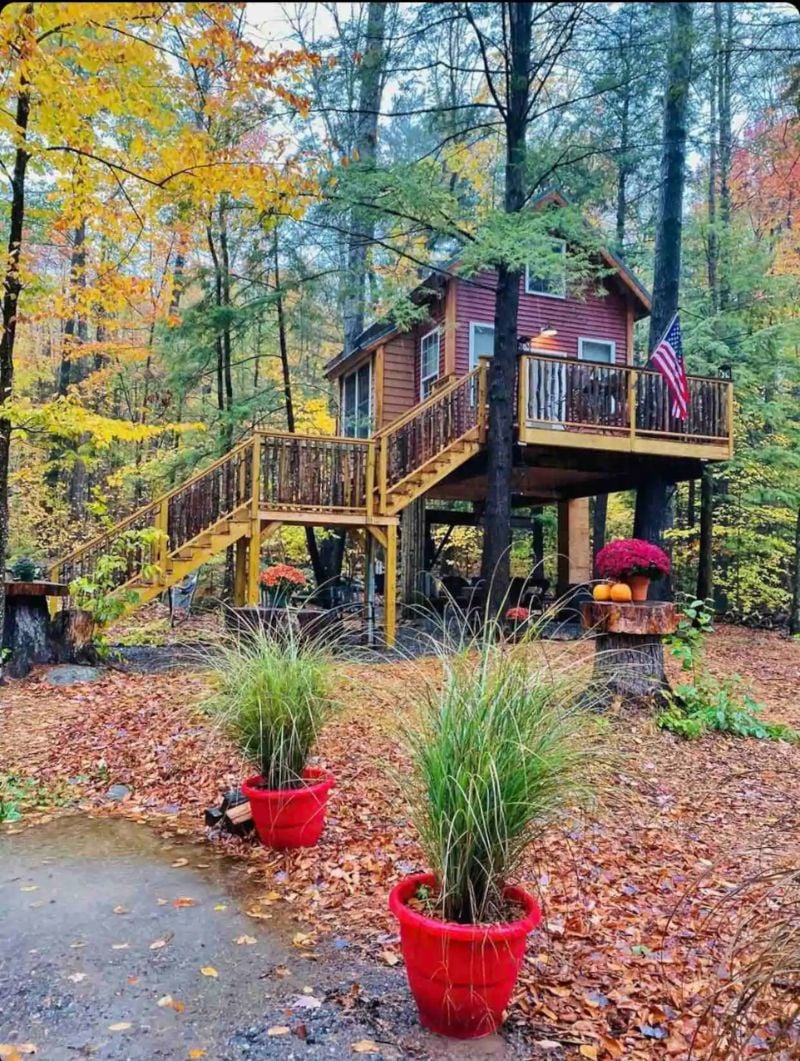 Treehouse at Plummer Shores, New Hampshire