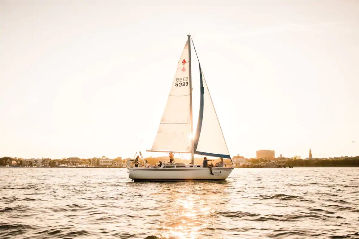 Sunset Sail in Charleston Harbor