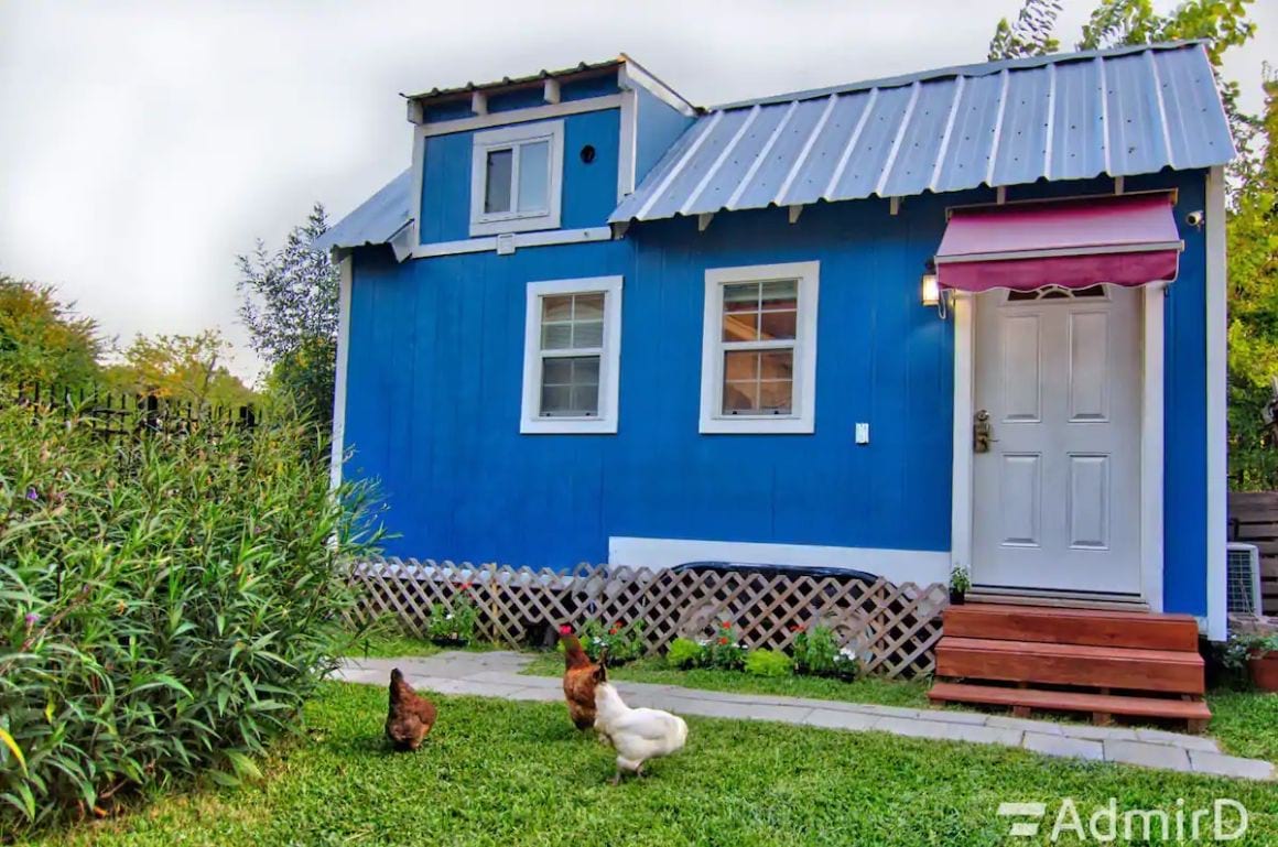 Tiny House with Backyard and Chickens in Midtown, hosted by Jerry Houston