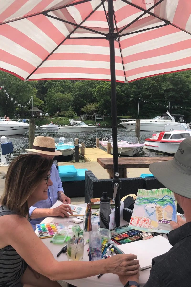 Watercolor Workshop in Saugatuck