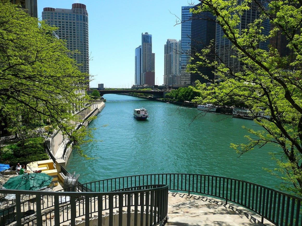 Chicago river Illinois
