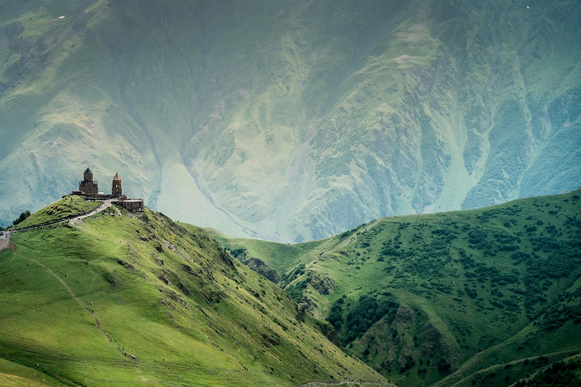 travel off a beaten path Landscape in Georgia - best off the beaten path destination near Europe