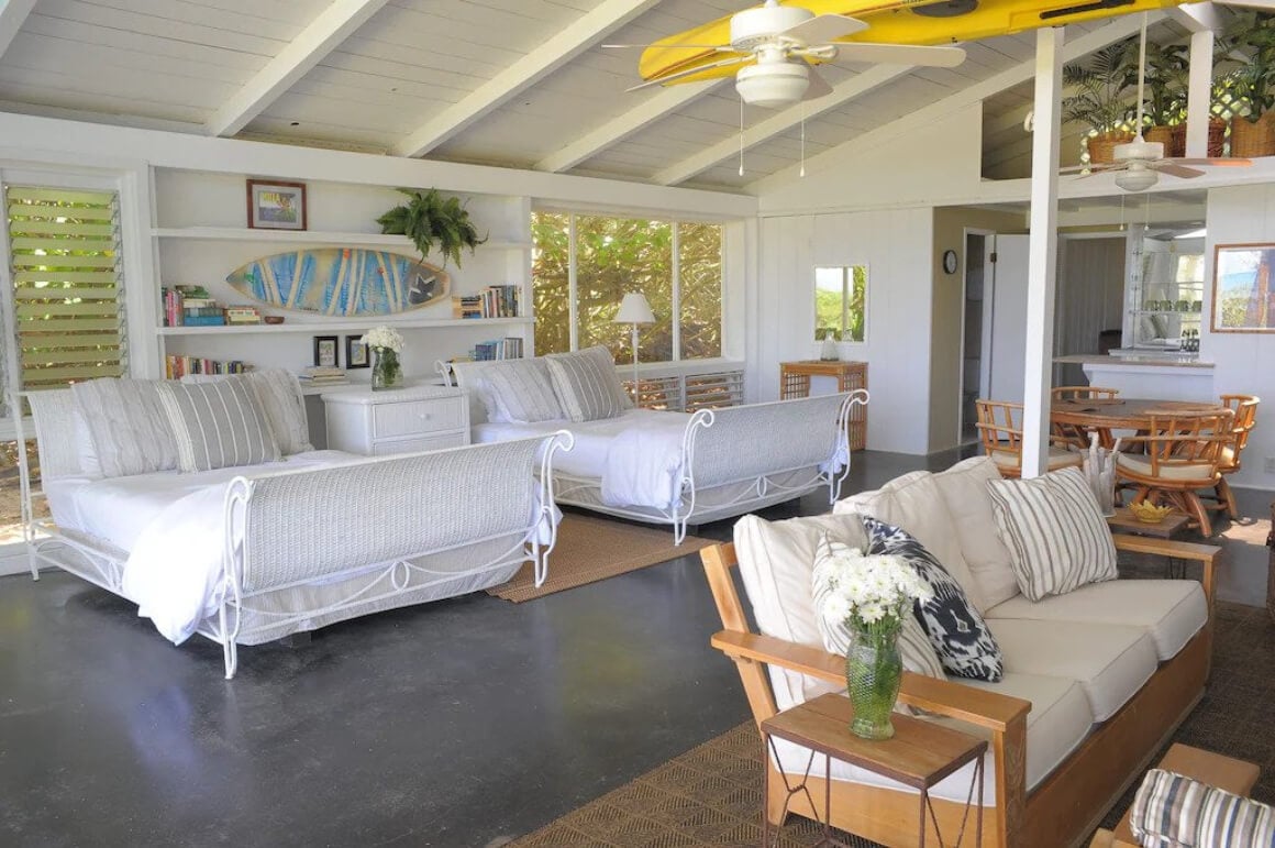 1960s Plantation-style Beachfront House and Cottage