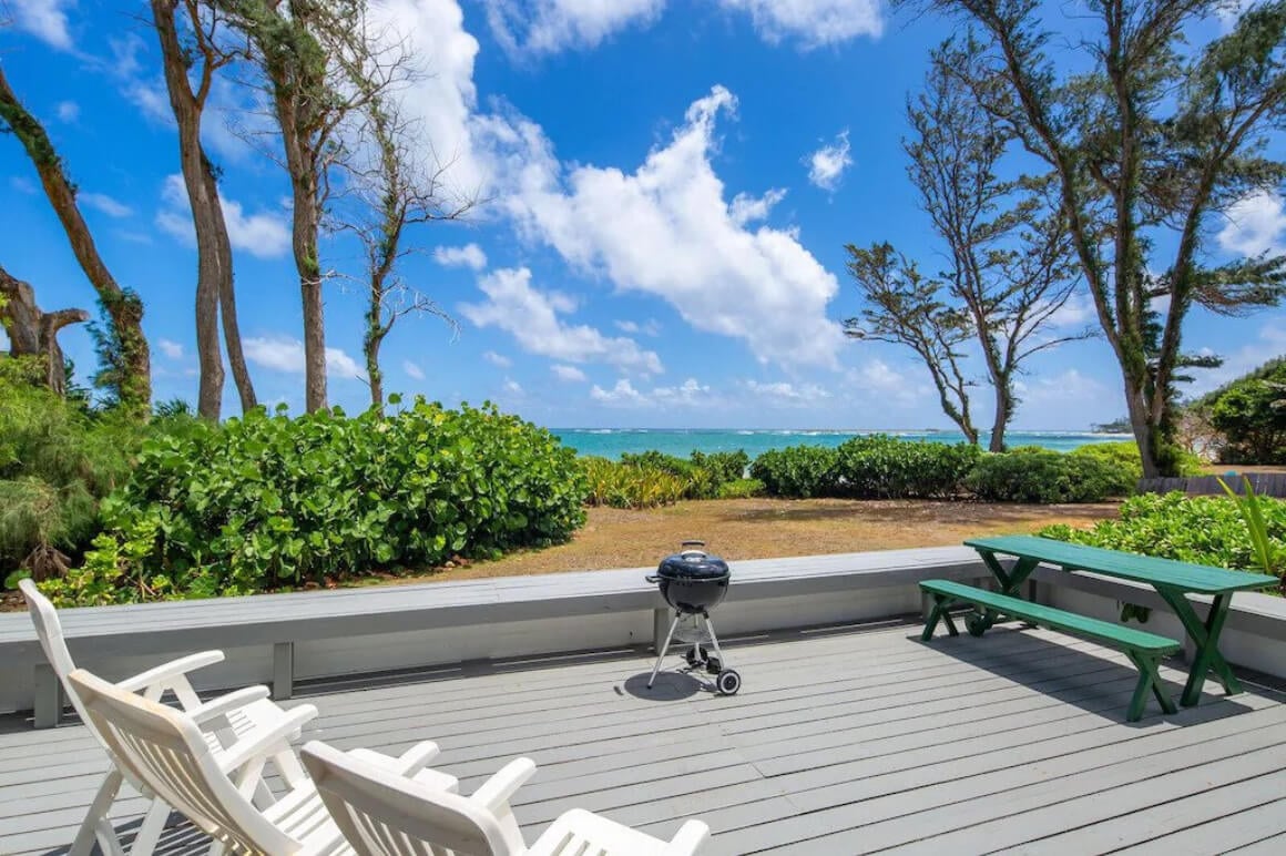 Beachfront House with Amazing Outdoor Deck