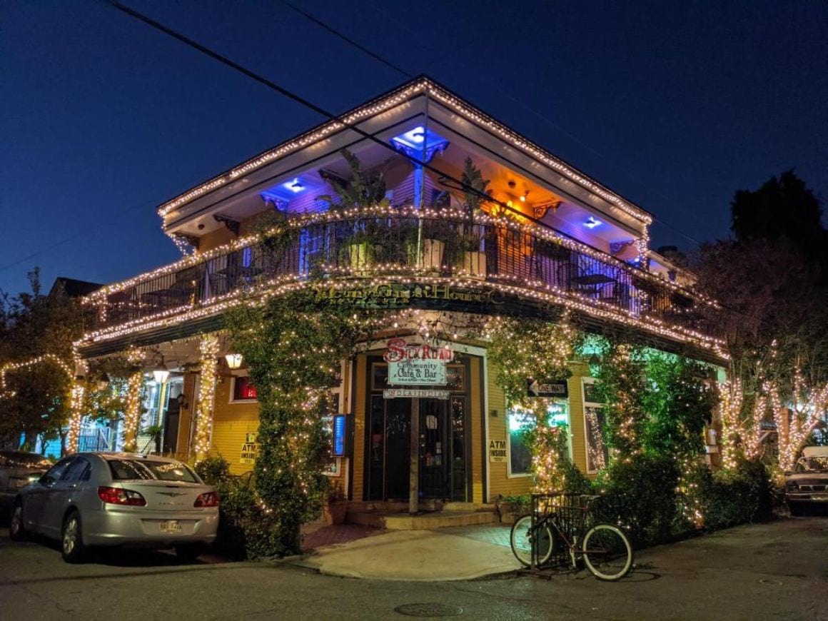 Most Ecological Eco lodge in New Orleans Balcony Guest House