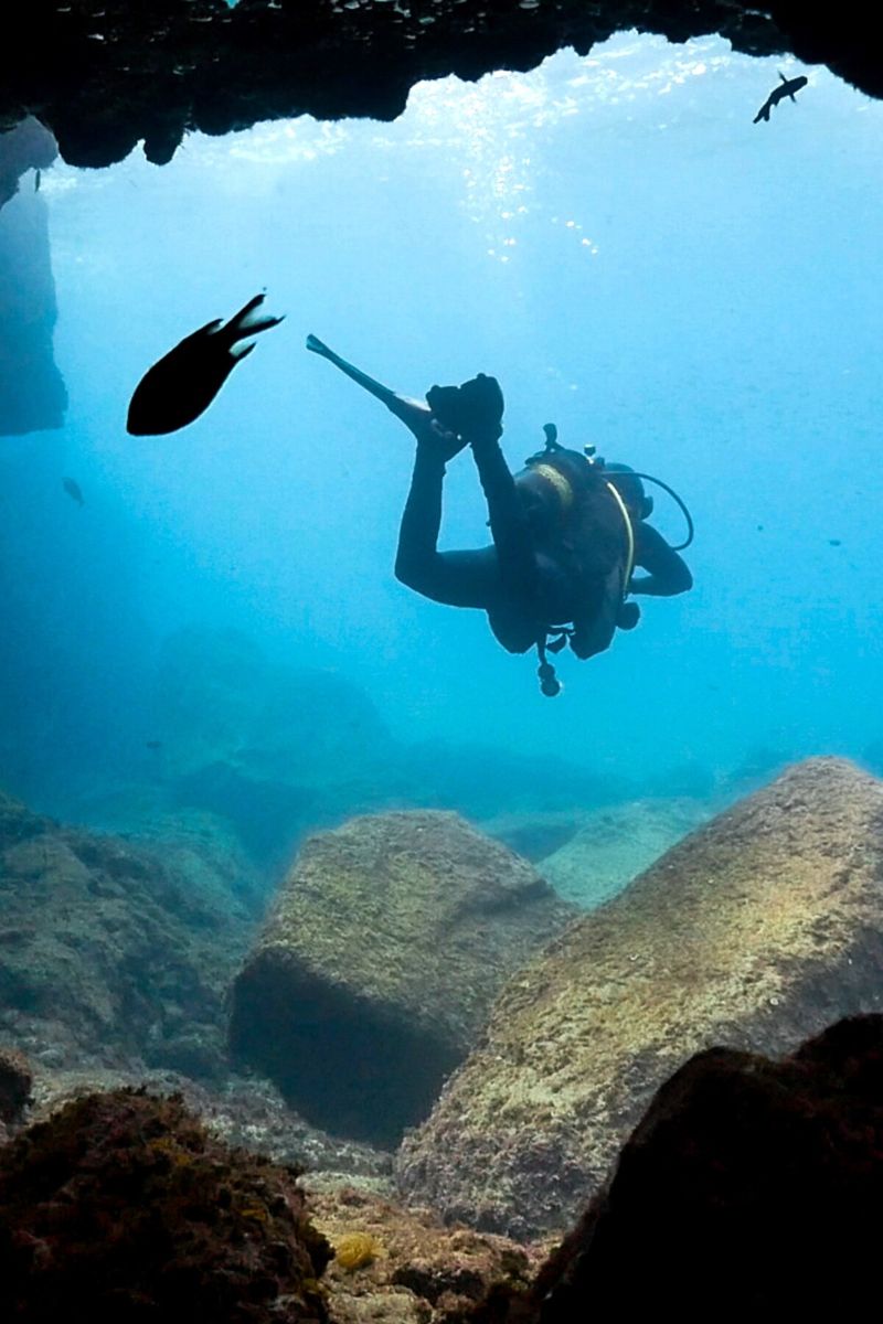Scuba diving in Tias Lanzarote