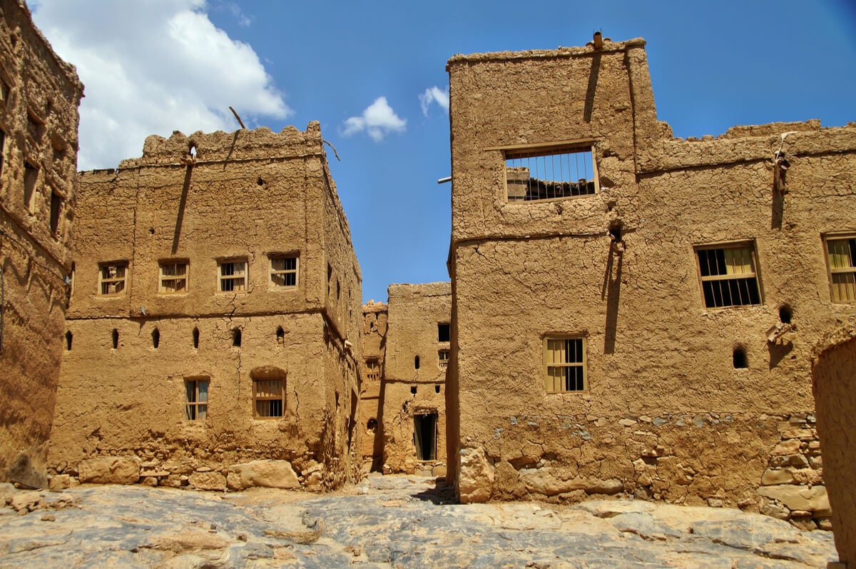 the tan colored ruins of al hamra one of the best things to do in oman