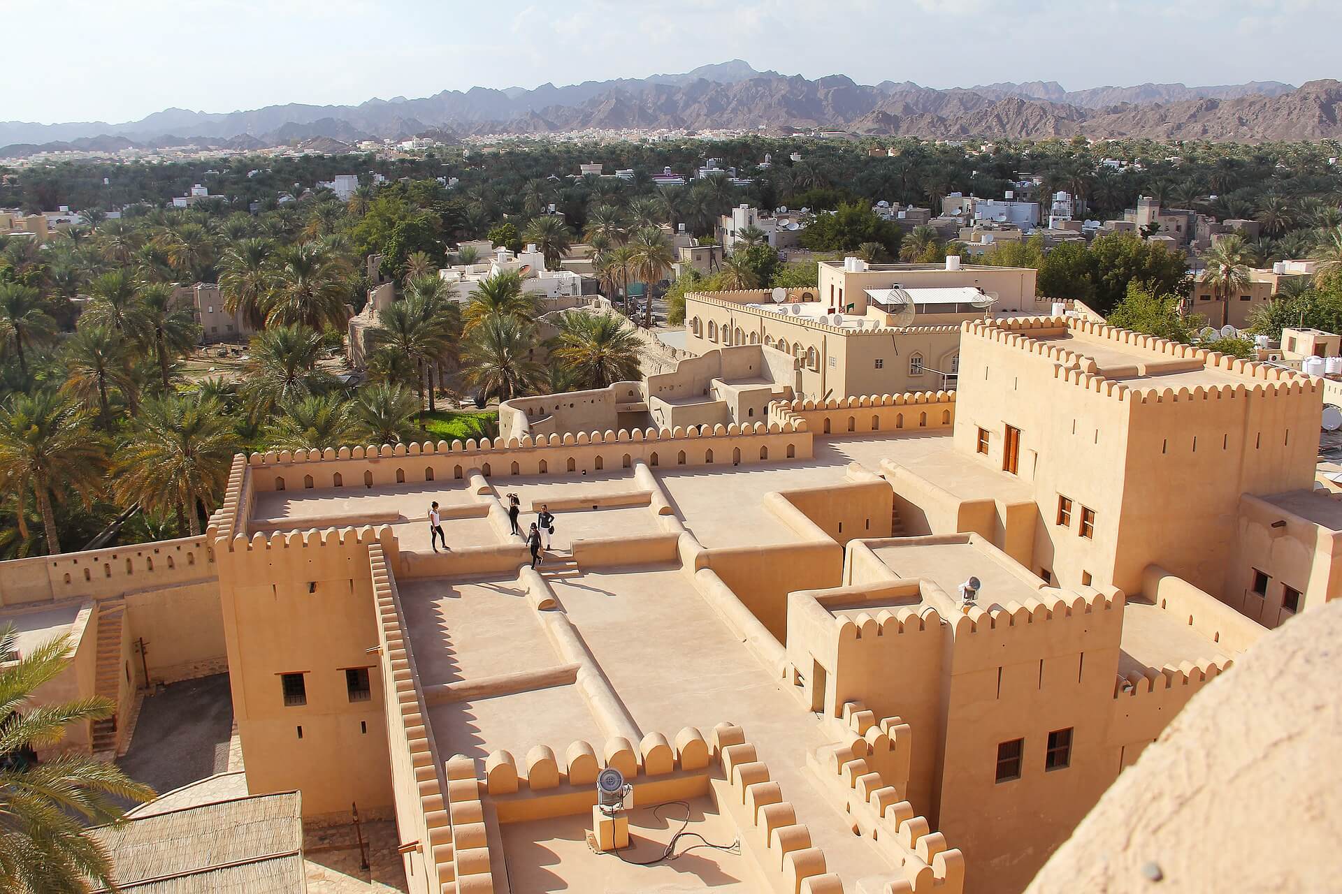 nizwa oman fort upper view