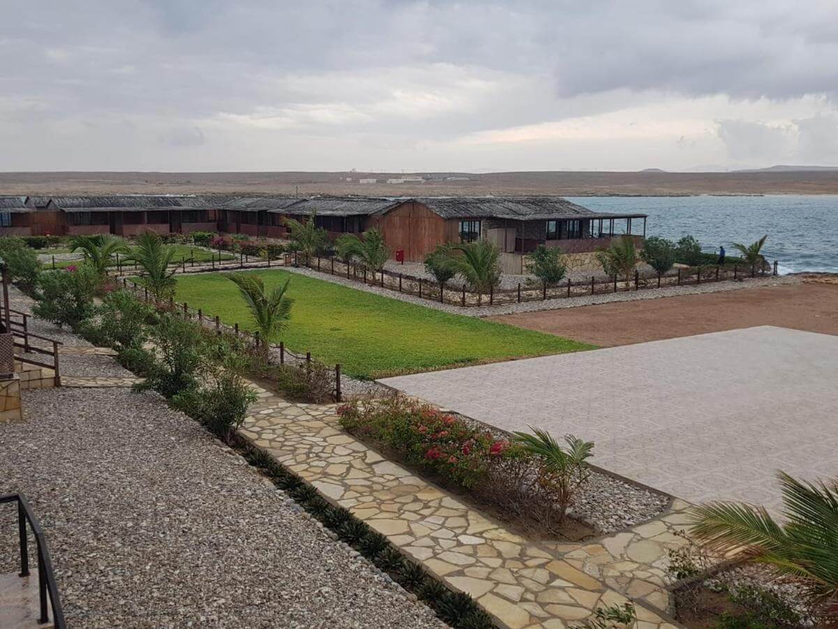 an exterior shot of the turtle beach resort near Oman's ras al jinz turtle center