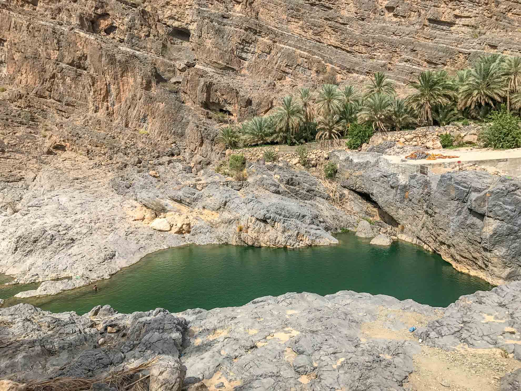 wadi bani khalid pool in oman