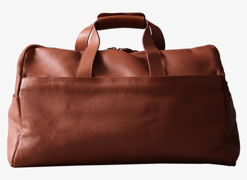 Harber London leather duffel bag. 