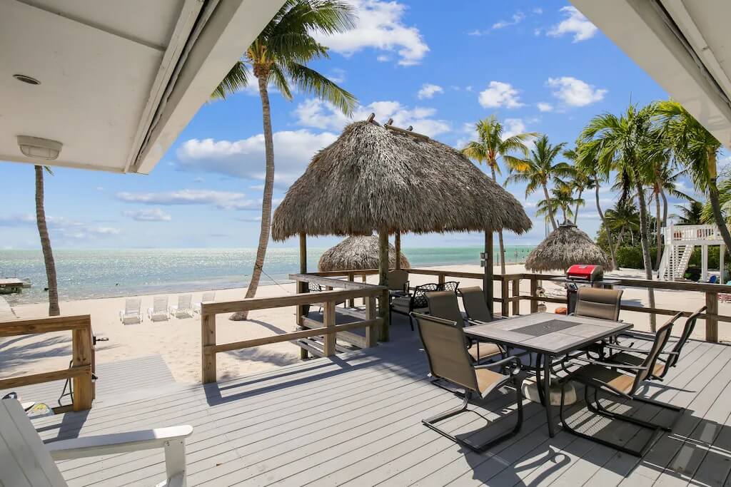 Beachfront House with Private Dock