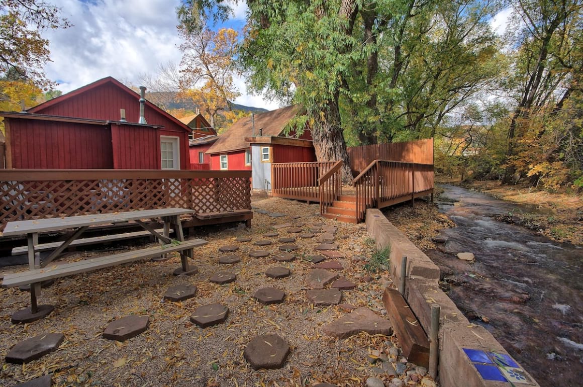 Cabin on the River in Manitou Springs