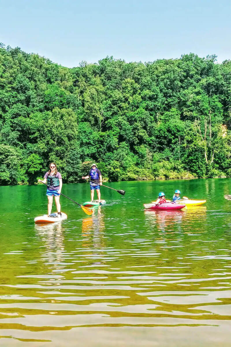 Guided Lake Kayaking or Paddle Boarding