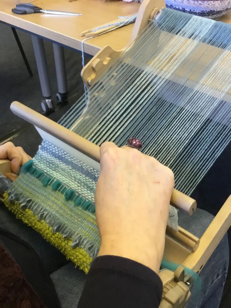 Learn how to weave textiles Norfolk