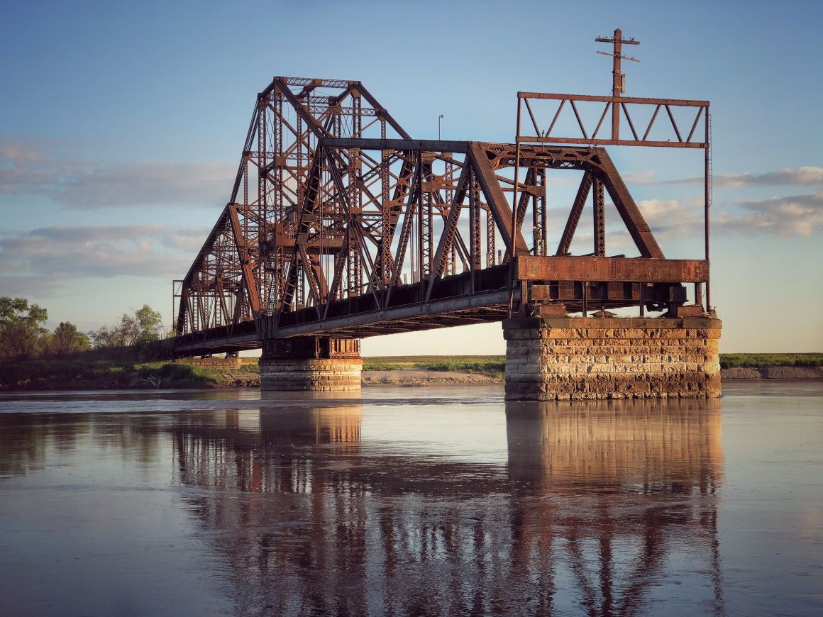 Missouri River Bridge Omaha