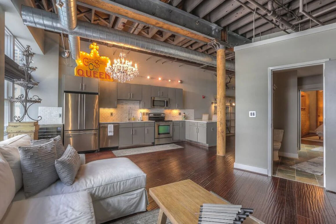 Modern Industrial 1 Bed Condo