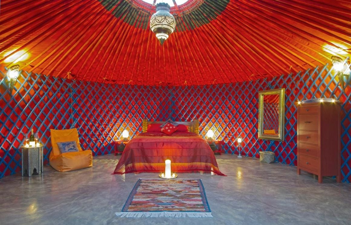 Mongolian Yurt with Jacuzzi