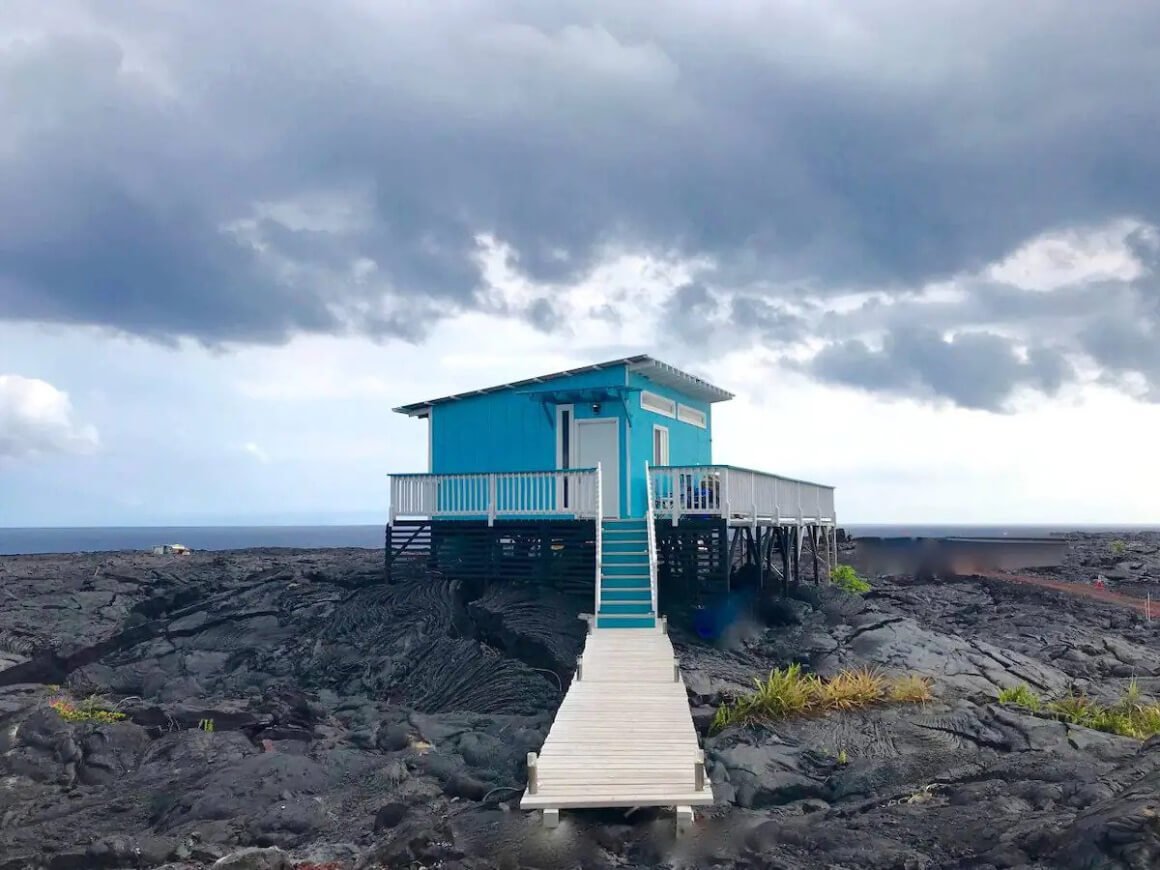 Secluded Studio Home on Lava Fields