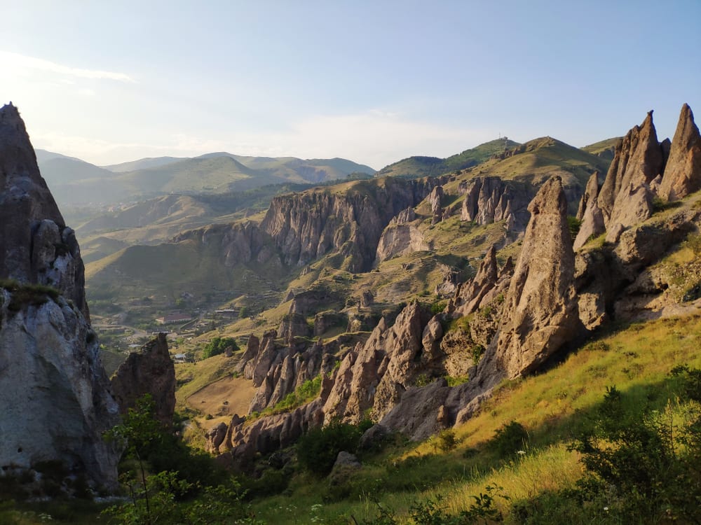 rock formations in goris, Armenia 