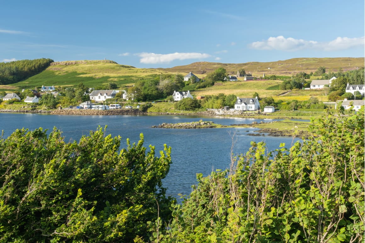 Dunvegan Village Isle of Skye