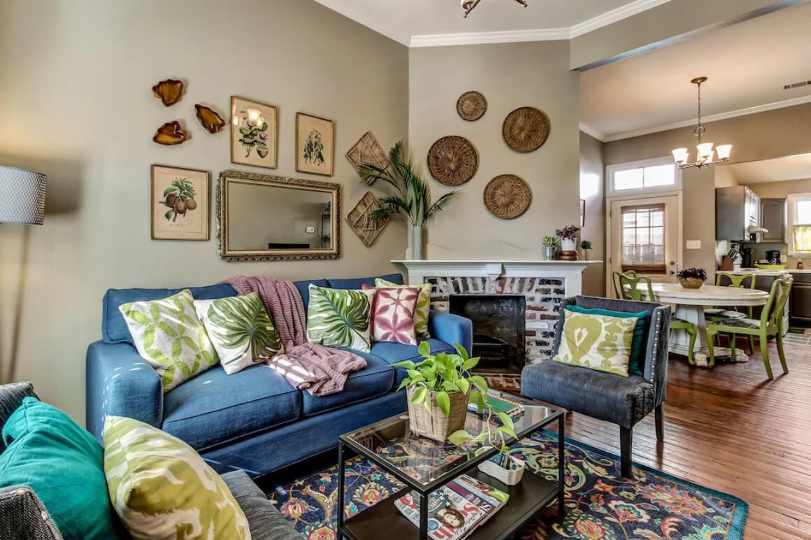 Eclectic and Colorful 2 Bed Family Home