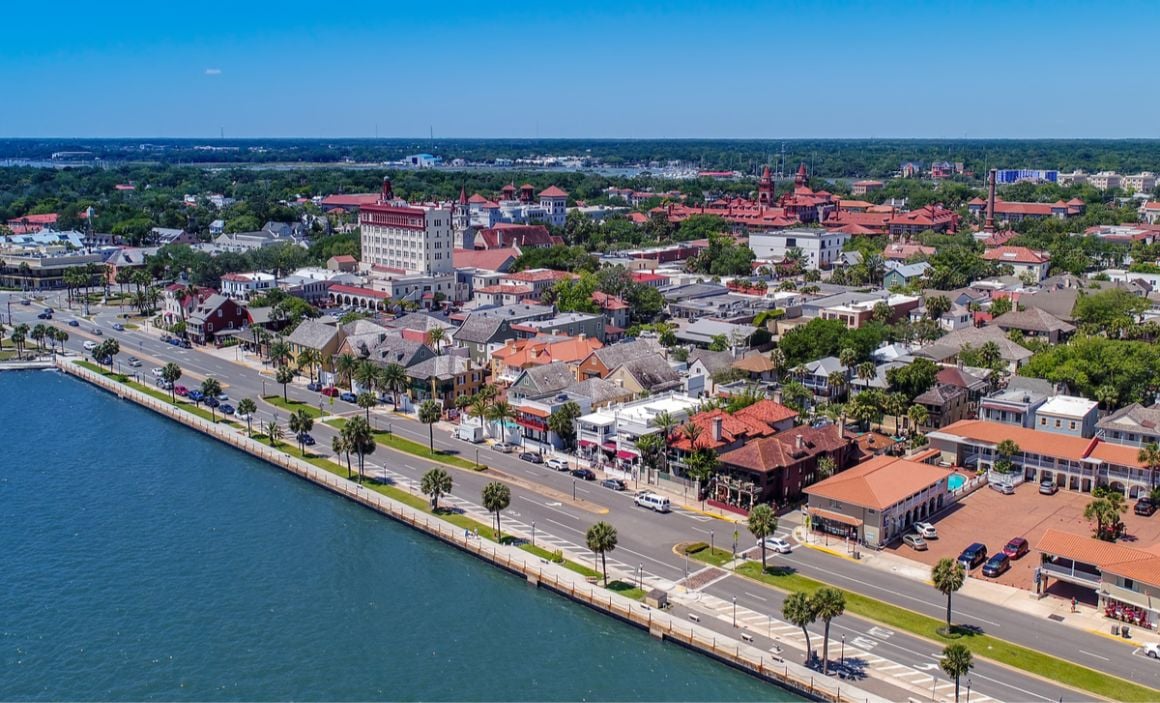 Downtown street St Augustine