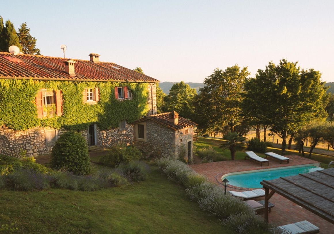 Maintenance Work on a 400-Year-Old Mansion Italy