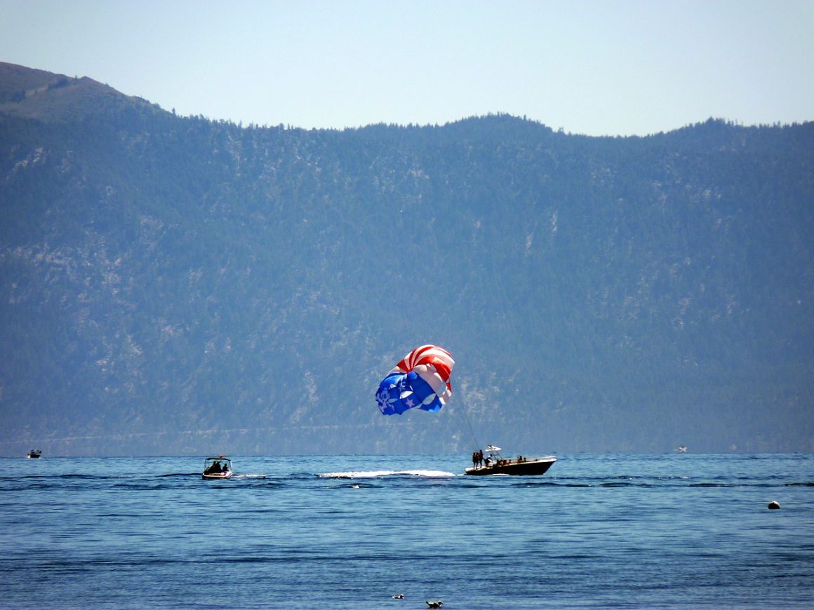 Parasailing Lake Tahoe