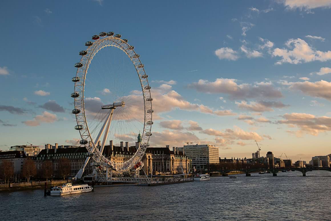 The london eye