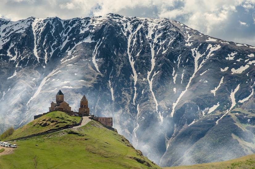 Gergeti Trinity Church hike in Georgia