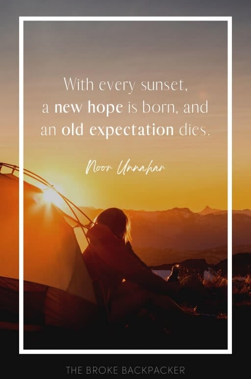 101 BEAUTIFUL and Inspiring Sunset Quotes