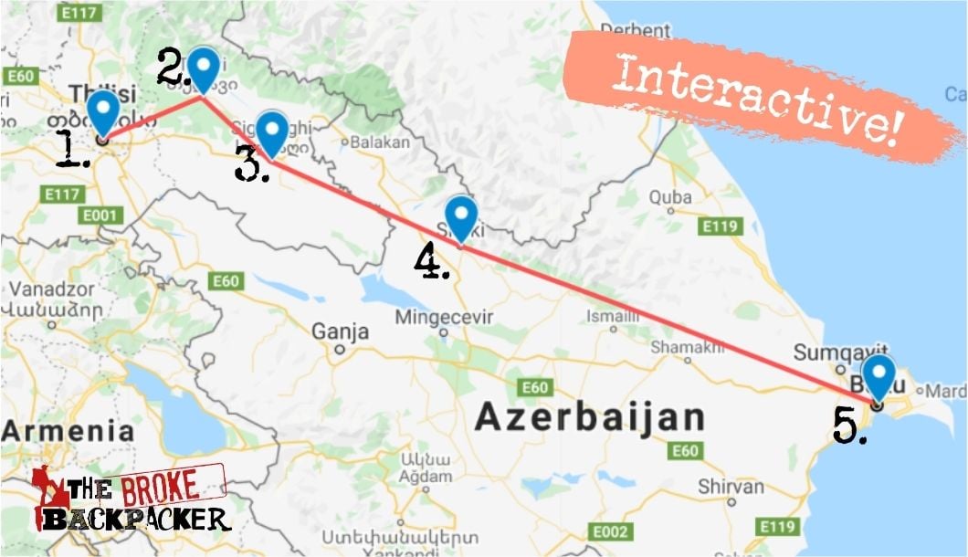 caucasus itinerary