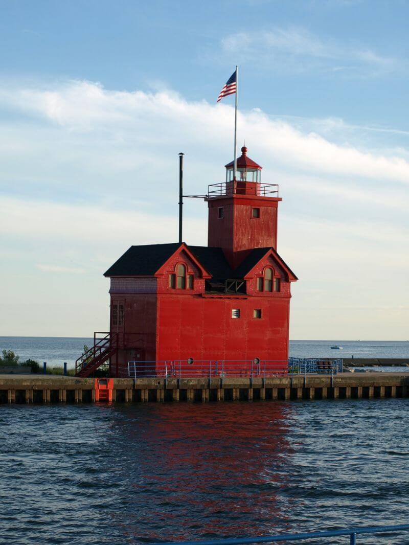 Big Red Lighthouse Michigan