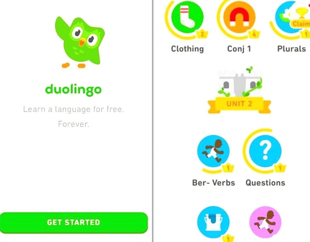 screenshot duolingo