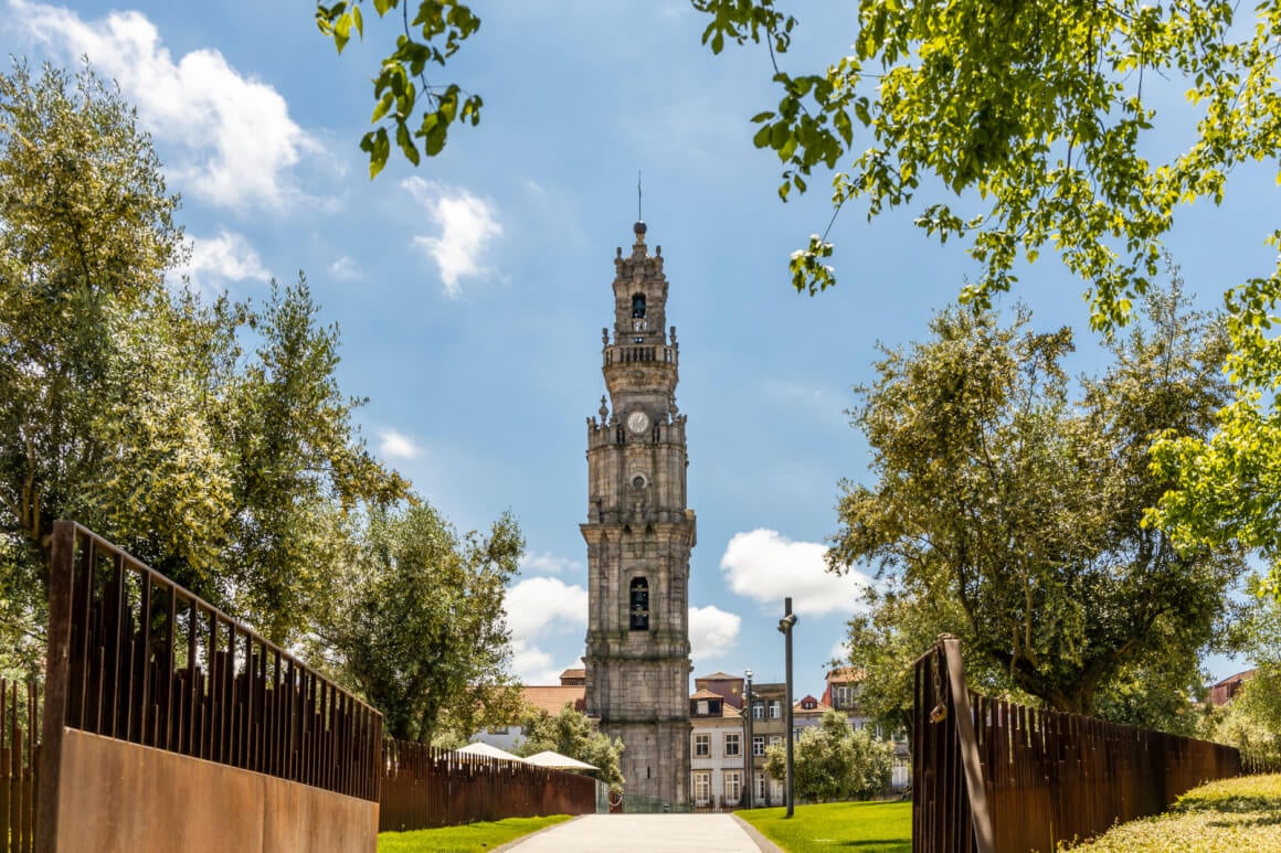 Historic Clerigos tower Porto