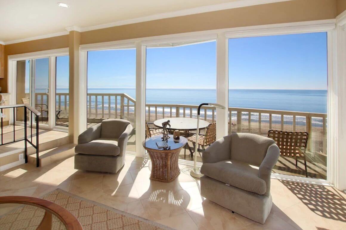 Island-Inspired 2 Bed Beachfront Home Santa Cruz