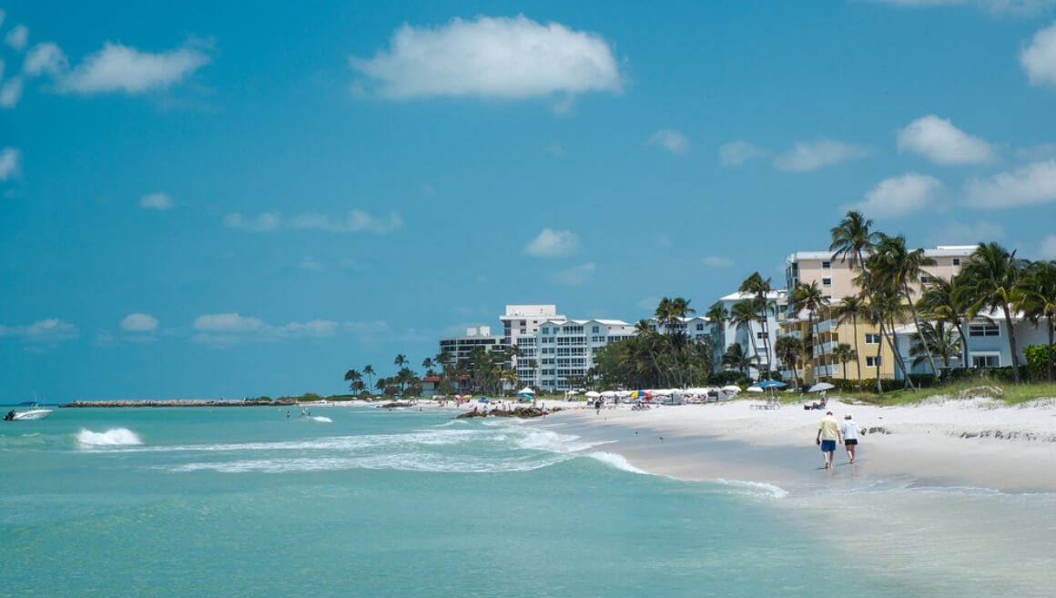 Naples Beach Florida USA