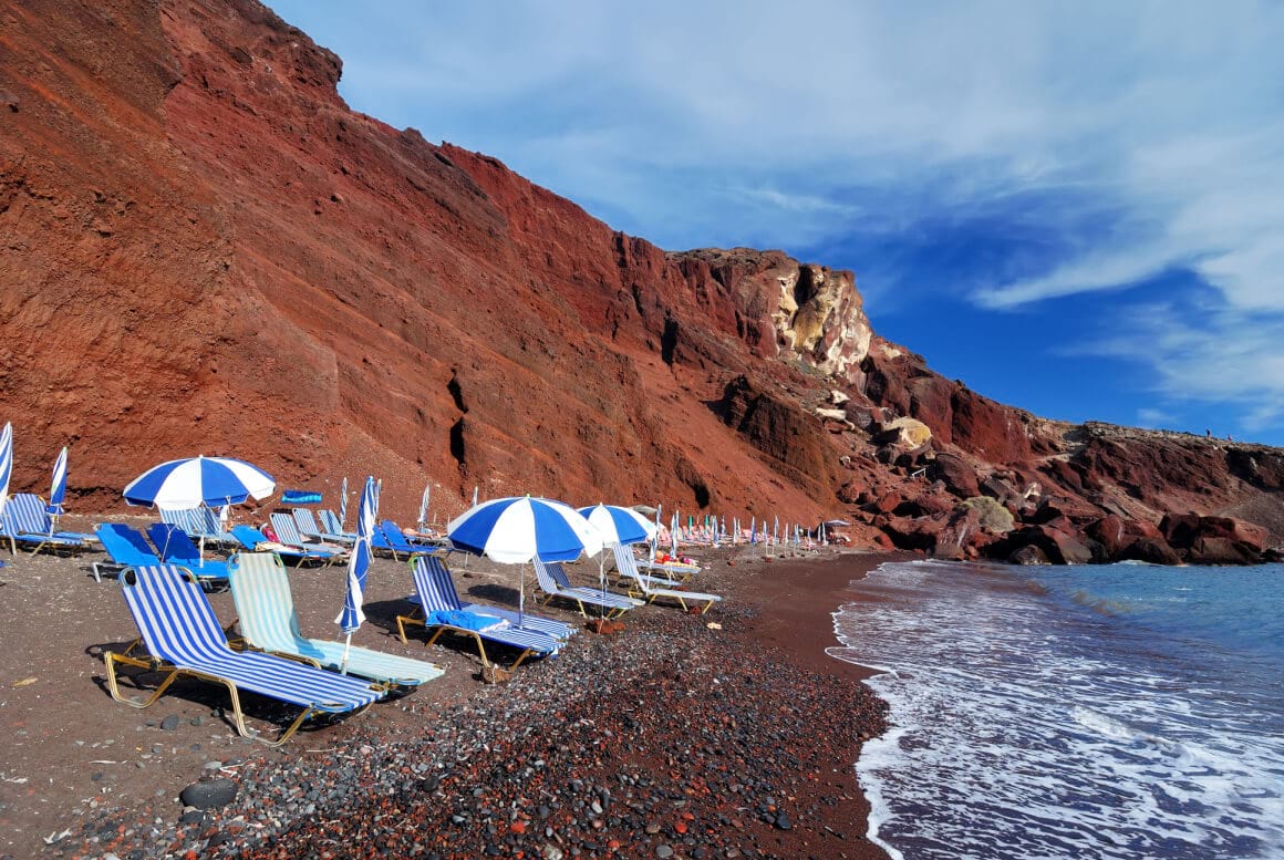 Red Beach Santorini