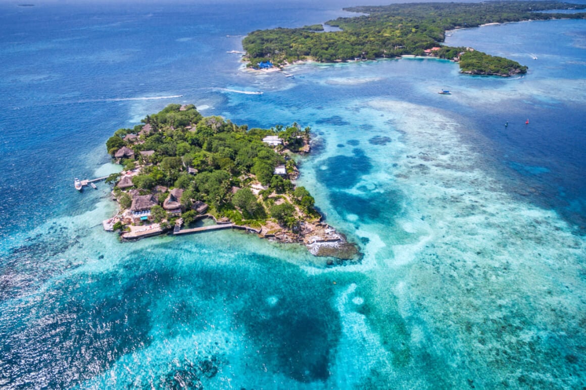 Rosario Islands in Colombia