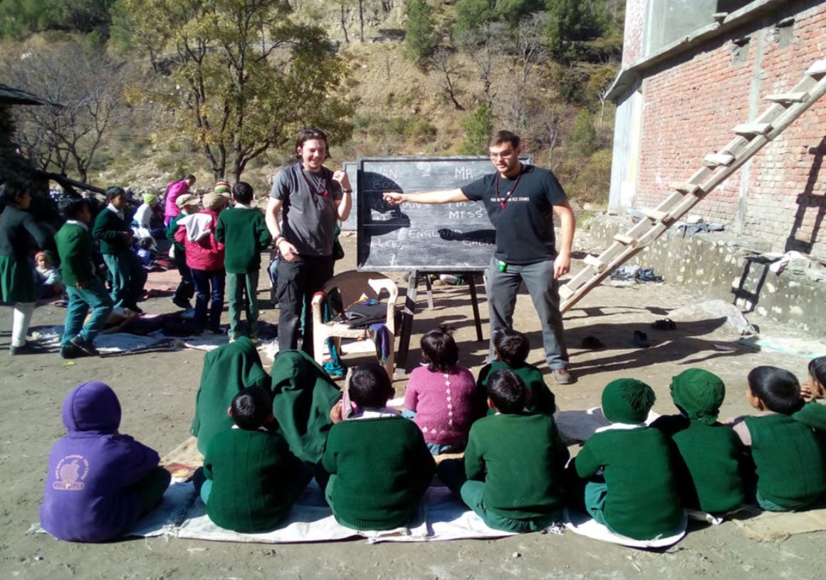 Teaching English to Kids in the Himalayas India