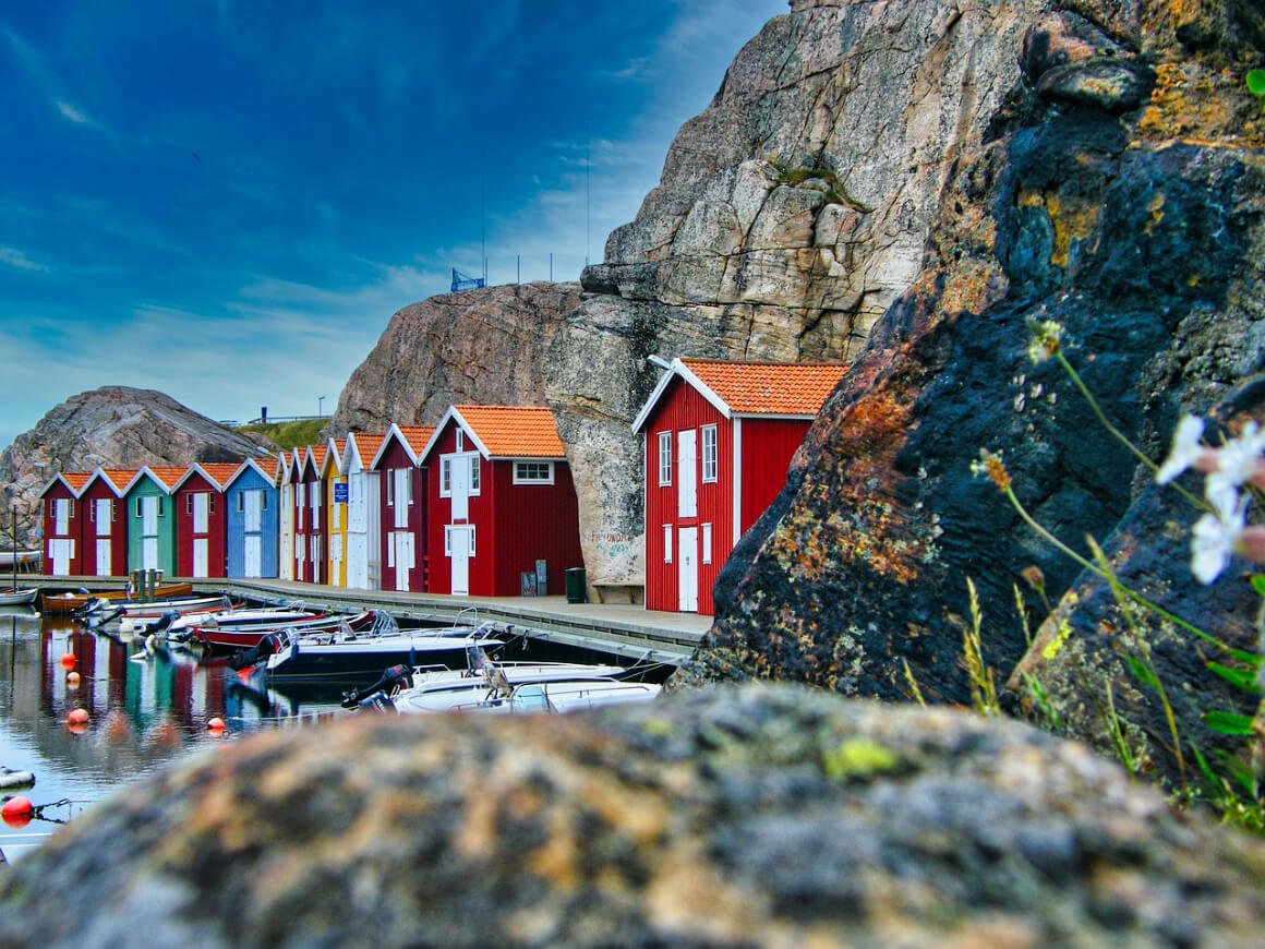 Boathouses in Sweden